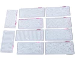 Dailygoods - Dailygoody - Multifunctionele Breiger Machine - 10-delige Punchkaarten Set - Ideaal voor hobbyisten - Breien - Creatief en veelzijdig - Geschikt voor