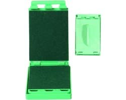Instrumenten Reiniger - Snaren Onderhoud - Snaren Schoonmaken - Draagbaar Ontwerp - 12 x 8 x 2 cm - Groen