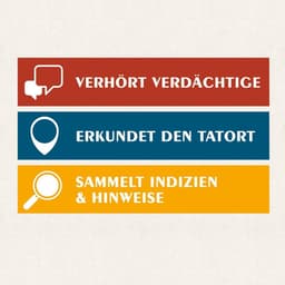 Detectivespel - Misdaadspel - Spannende avond - Eenvoudige regels - 1-5 spelers - Meerkleurig — thumbnail 2