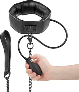 Opblaasbare collar van Vegan Leer — thumbnail 1