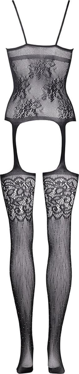 Shots - Le Désir Jarretel Bodystocking met Strass - One Size black O/S — thumbnail 2