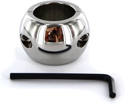 Ovalen Ball Stretcher RVS 60 mm breed - 790 gram — thumbnail 1