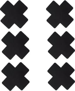 3 Paar Erotische Tepelstickers I Niple Covers I Tepelkwastjes I Tepelkwastje I Zelfklevend I Tepelplakkers I Boob Sticker I Zwart — thumbnail 5