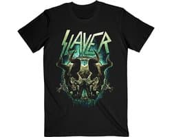 Officieel Metal Band Heren T-Shirt met Dubbel Logo