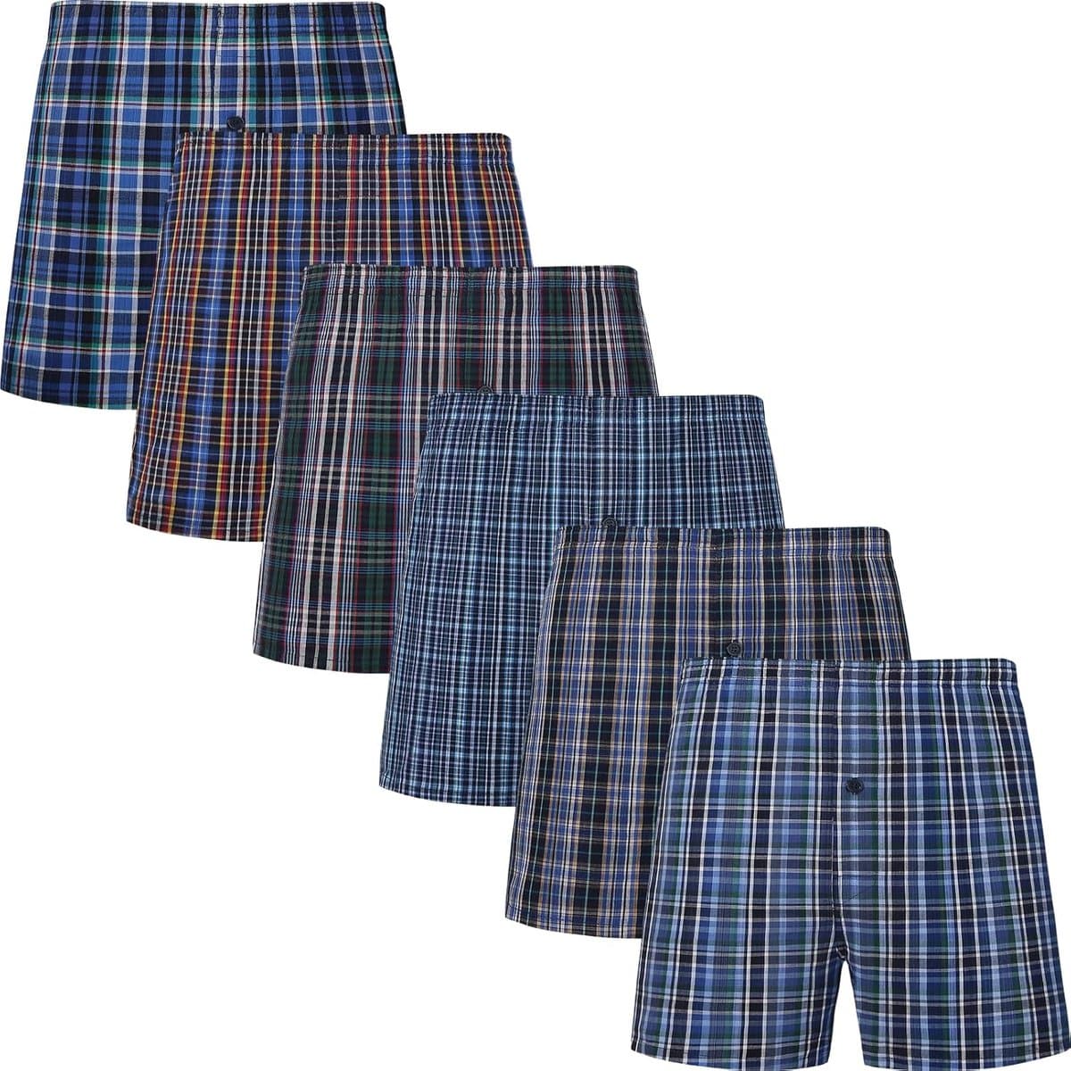 Set Boxershorts Heren 6-Pack Katoen Comfortabel Ademend — afbeelding 1