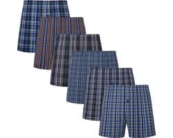 Set Boxershorts Heren 6-Pack Katoen Comfortabel Ademend