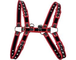 Verstelbare Borst Harnas voor Heren - Punk Stijl PU Leer Body Harness