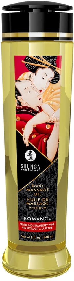 Shunga - Massageolie - Stimulation Peach - Perzik -240 ml — thumbnail 2