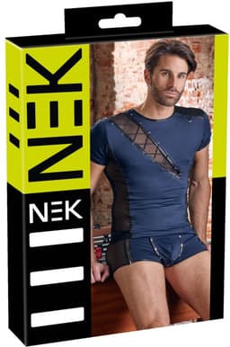 Stijlvolle Mannen Shirt met Fetish Elementen — thumbnail 1