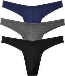 Heren Sport String - Naadloos Katoen Ondergoed - Dagelijks Comfort - Ondersteunende Pasvorm - Taille 70-106 cm - Diverse Kleuren — thumbnail 1