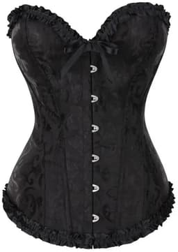 Sexy Korset - Korset - Corset Erotiek - Shapewear - Zwart - Valentijn- L — thumbnail 1