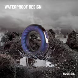 Hueman - Saturn Vibrerende Cock/Ball Ring — thumbnail 2