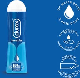 Durex - 150ml Glijmiddel - Waterbasis - Sensitive Vaginal & Anaal 50ml - Tingle Stimulerende Gel 100ml — thumbnail 3