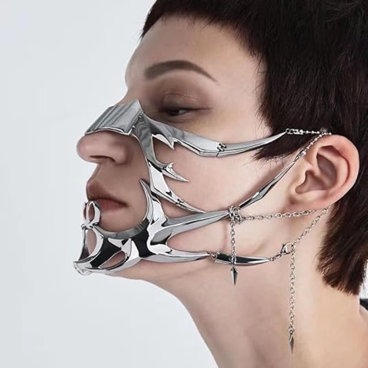 Punk Mechanisch Masker - Unisex - Metalen Masker voor Feest/Gala - Accessoires - Halloween Cadeau - Masker — afbeelding 1