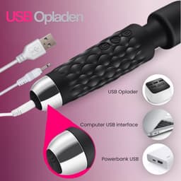 Loiss - Roze - Personal Massager & Magic Wand Vibrator - G Spot Vibrator & Clitoris Stimulator - Stille Vibrators voor Vrouwen – Sex Toys ook voor Koppels - Erotiek — thumbnail 5