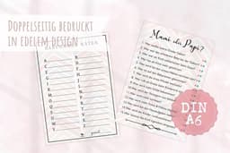 Grappige Babyshower Spelletjes voor Mama en Papa - Babynamen Raden en Raadspel met 20 Speelkaarten — thumbnail 3
