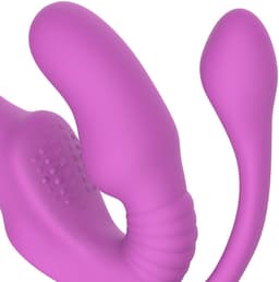 Teazers – Strapless Strap-On met Anaal Plug – Pink — thumbnail 3