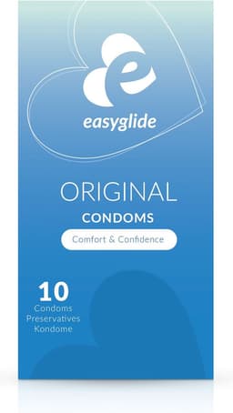 EasyGlide - Original Condooms - Condooms met Glijmiddel - 10 stuks — thumbnail 1