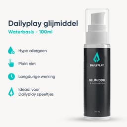 Dailyplay Glijmiddel op Waterbasis - 100ML – Plakt niet – Zonder Geur – Geschikt voor Condooms en Speeltjes — thumbnail 2