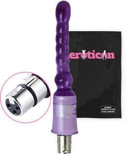 Eroticon Dildo Anal Beads - Voor Anaal en Vaginaal gebruik - 17.5 CM inbreng - Voor op Eroticon Seks Machine - Accessoire - 3XLR opzetstuk — thumbnail 1