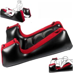 Sex Kussen - Meubel - Stoel voor Mannen & Vrouwen - BDSM - Rood en Zwart — thumbnail 1