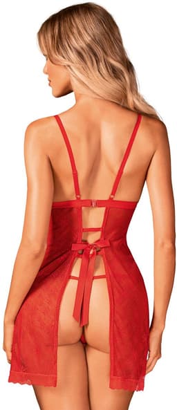 Obsessive - Claussica Babydoll & Thong M/L — thumbnail 3