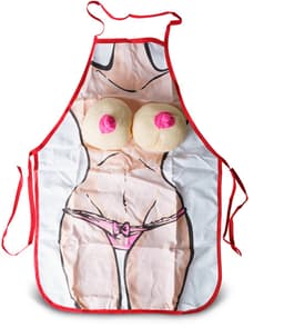 Fout Schort met Borsten – Grappig Verkleedschort met 3D Effect – Perfect voor BBQ, Verjaardag of Vrijgezellenfeest — thumbnail 1