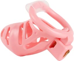 Banoch | Cockcage resin roze | 3 scharnierende ringen | 45 mm, 50 mm & 55 mm — thumbnail 4