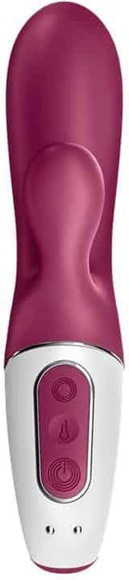 Satisfyer, Bluetooth Rabbit, Hot Bunny, 17,5 cm, met app, met warmtefunctie, 2 motoren, gemaakt van siliconen — thumbnail 4