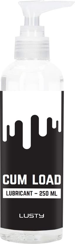 Lusty Cum Load Sperma Glijmiddel - 250 ml - Nieuwe formule -Hybride Glijmiddel - Op Water- en Siliconenbasis — thumbnail 4