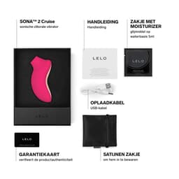 LELO SONA 2 Cruise – Sonische Clitorale Stimulator – Waterdicht – Cruise Control – Cerise — thumbnail 2