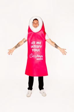 EasyToys Merch Carnaval kostuum - Grappige carnavalsoutfit - Unisex - Roze — thumbnail 5