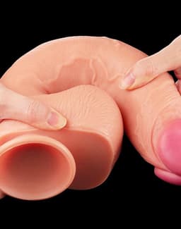 LoveToy - Realistic Dildo 30.5 cm - Nude — thumbnail 4