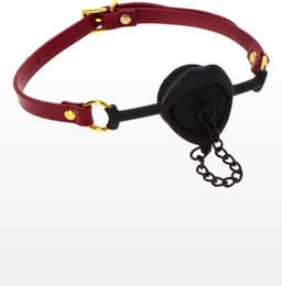 Kinky Gag met Stop - Mondknevel - Open Gag - Ballgag - Gagball - Ball Gag - BDSM Toys - Bondage Speeltje - Seksspeeltje voor hem en haar - Sex Toy — thumbnail 4