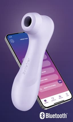 Satisfyer, vibrator, drukgolfvibrator, 'Pro 2 Generation 3 Connect App', 16,5 cm, Liquid Air-technologie, incl. extra opzetstuk, 2 apart regelbare motoren, app-gestuurd — thumbnail 4