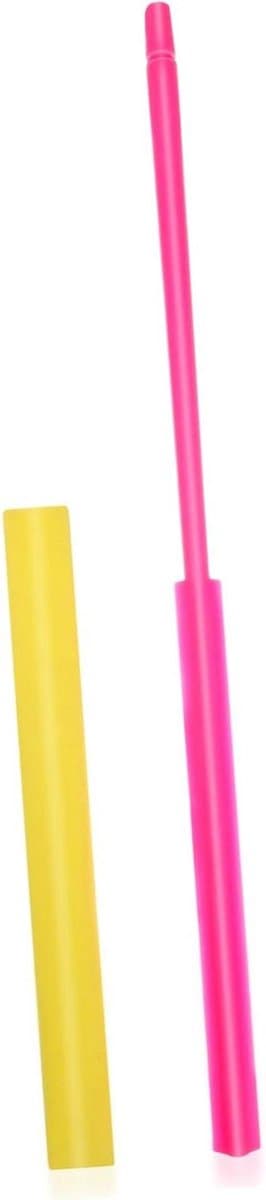 Fluit Reiniger - Schoonmaakstok - Instrument Onderhoud - Glad Gepolijst Oppervlak - 35.5 cm - Geel — afbeelding 1