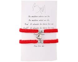 SPHProducts - Magneetarmband voor koppels - Wederzijdse aantrekkingskracht - Perfect cadeau voor hem of haar - Rood - Liefdesbedelarmbanden - Sieraden ...