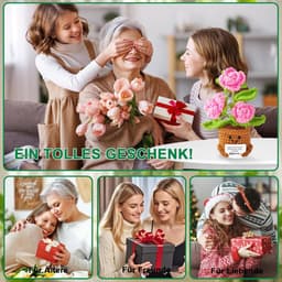 Positieve Cadeau Set - Creatieve Verrassing - Handgemaakte Kwaliteit - Uniek Moederdag Geschenk - 60 g - Rose — thumbnail 2
