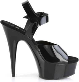 DELIGHT-608N (EU 38 = US 8) 6 Heel, 1 3/4 PF Ankle Strap Sandal — thumbnail 5