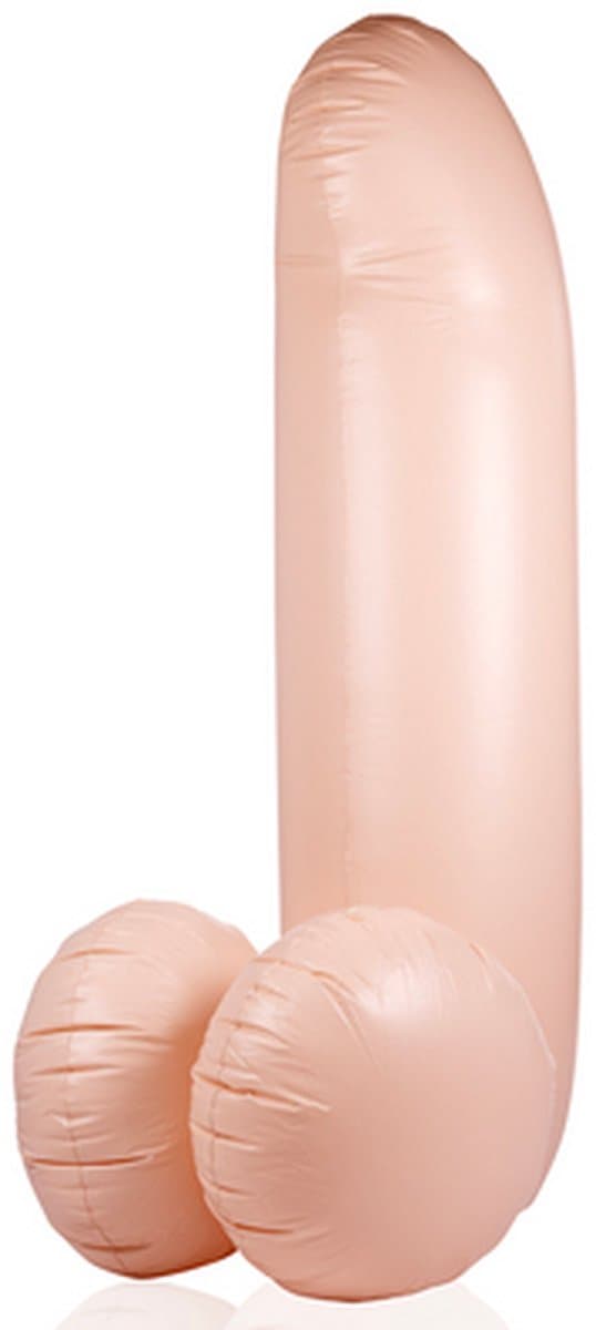 Opblaasbare penis - 55''/ 140 cm - Beige — afbeelding 1