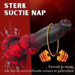 Fantasy dildo - Dragon Dildo - Animal Dildo - Dildo XXXXL Extreme - Grote Dildo's XXL - Dildo Anaal Groot - Big Dildo - met App – Sterke Zuiglap - Waterdicht — thumbnail 5