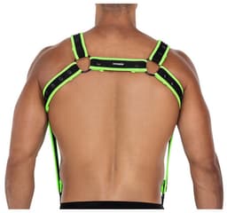 Cut4Men - Fetish Harnas - Tuigje - Neo - Neon/Zwart — thumbnail 5