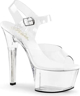 Dames Plateau Sandalen met Hoge Hak en Enkelband — thumbnail 5