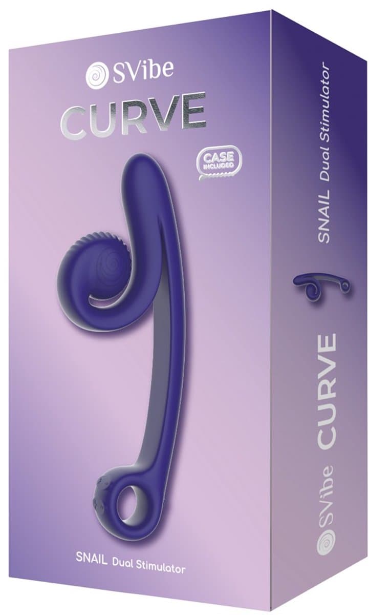 Snail Vibe Snail Vibe Curve Vibrator Lila — afbeelding 1