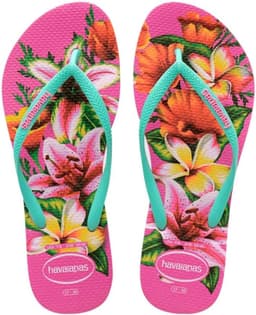 Dames Slippers met Bloemmotief Dunne Bandjes — thumbnail 1