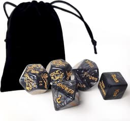 Oneay Ondeugende seksdobbelstenen set van 5 stuks – Voor rollenspel en voorspel – Leuk cadeau voor koppels en vrijgezellenfeesten — thumbnail 1