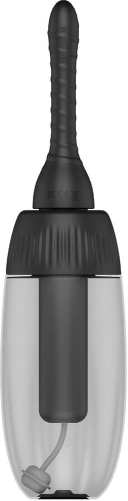 Nexus Automatic Rotating 360° Anal Douche - Zwart - 600 ml - 3 Rotatiemodi - 3 Spraystanden - IPX7 Waterdicht - USB Oplaadbaar - Afstandsbediening 8 Meter - 30 min Gebruikstijd - Ergonomische Handgreep - Reinigingsdouche - Roterende Kop — thumbnail 1