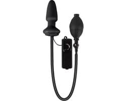 Seven Creations Buttplug - oppompbaar - Zwart