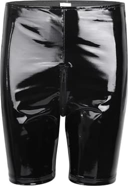 Strakke latex short vrouwen - Open kruis functie met rits - Erotisch broekje - BDSM - Hoge Taille - Latex kleding - Slip - Sexy bondage kleding — thumbnail 2