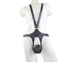 BamBella® - Pak BDSM kleding broek voor mannen - open kruis